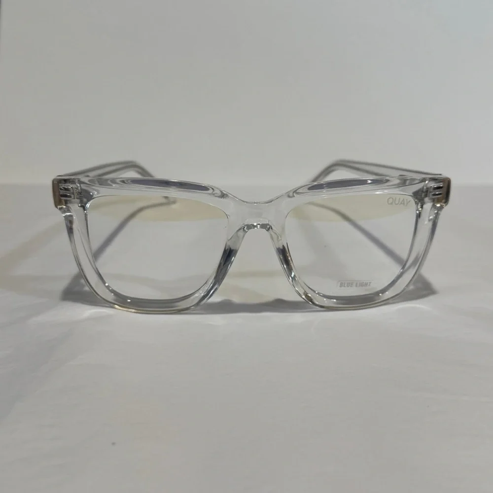 Nwt Quay Australia Transparent Glasses Beveled - Picture 4 of 9